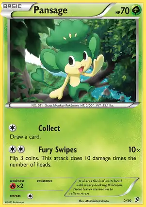 Pansage 2/39 Kalos Starter Set