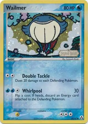 Wailmer 69/92 EX Legend Maker