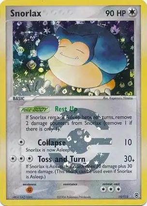 Snorlax 15/112 EX FireRed & LeafGreen