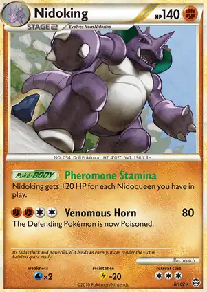 Nidoking 6/102 Triumphant