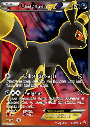 Umbreon-EX 119/124 Fates Collide