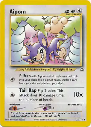 Aipom 26/111 Neo Genesis