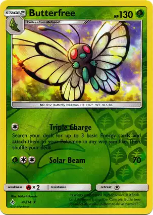 Butterfree 4/214 Unbroken Bonds