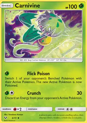 Carnivine 6/73 Shining Legends