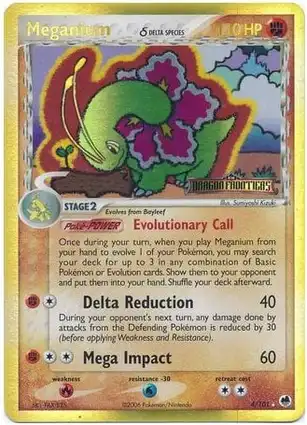 Meganium 4/101 EX Dragon Frontiers