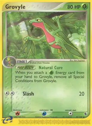 Grovyle 32/109 EX Ruby & Sapphire