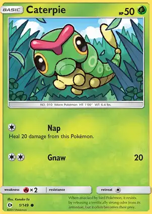 Caterpie 1/149 Sun & Moon