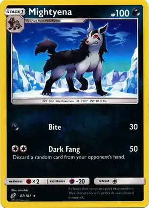 Mightyena 87/181 Team Up