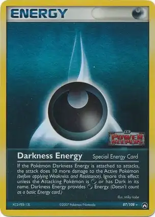 Darkness Energy 87/108 EX Power Keepers