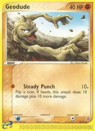 Geodude 56/97 EX Dragon