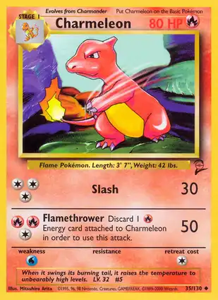 Charmeleon 35/130 Base Set 2