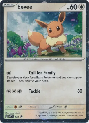 Eevee 043 Scarlet & Violet Promos