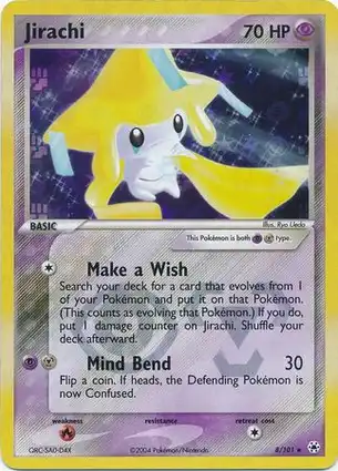 Jirachi 8/101 EX Hidden Legends