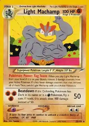 Light Machamp 25/105 Neo Destiny