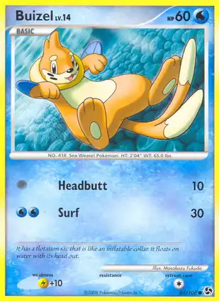 Buizel 61/106 Great Encounters