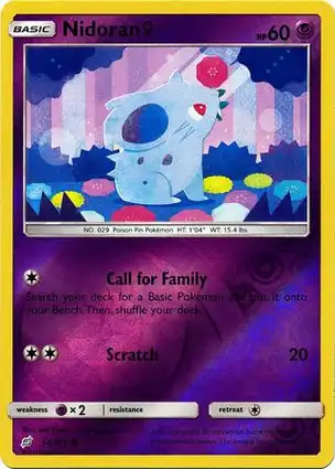 Nidoran ♀ 54/181 Team Up