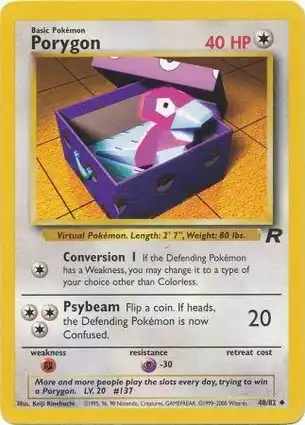 Porygon 48/82 Team Rocket