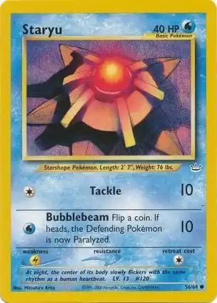 Staryu 56/64 Neo Revelation