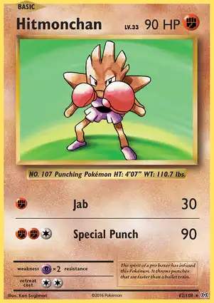 Hitmonchan 62/108 Evolutions