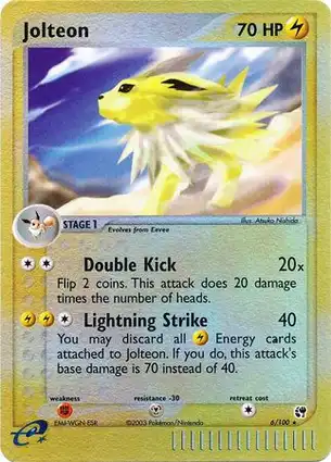 Jolteon 6/100 EX Sandstorm