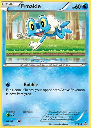 Froakie XY138 XY Promos