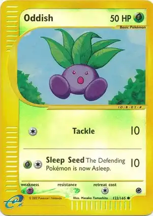 Oddish 122/165 Expedition Base Set