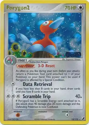 Porygon2 12/115 EX Unseen Forces