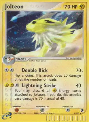 Jolteon 6/100 EX Sandstorm