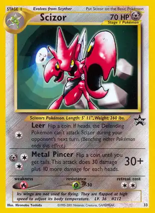 Scizor 33 Wizards of the Coast Promos