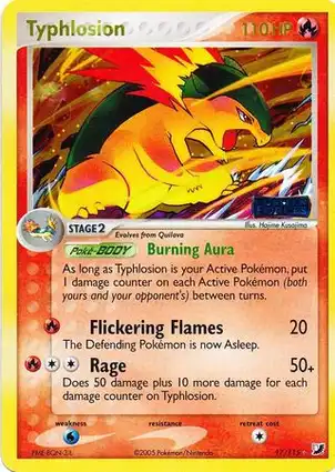Typhlosion 17/115 EX Unseen Forces