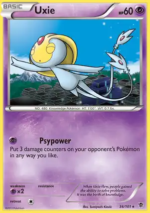 Uxie 36/101 Plasma Blast
