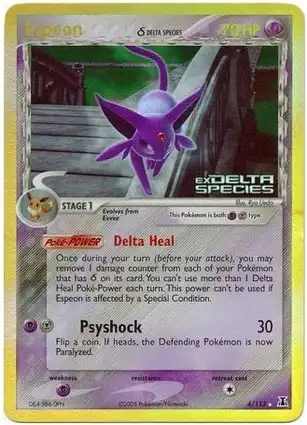 Espeon 4/113 EX Delta Species