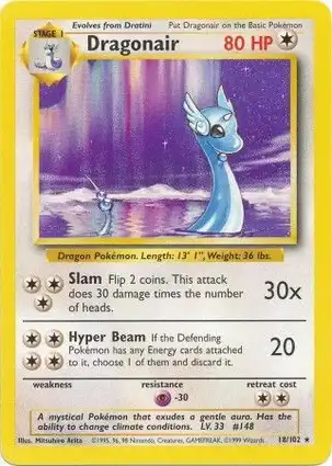Dragonair 18/102 Base Set Unlimited