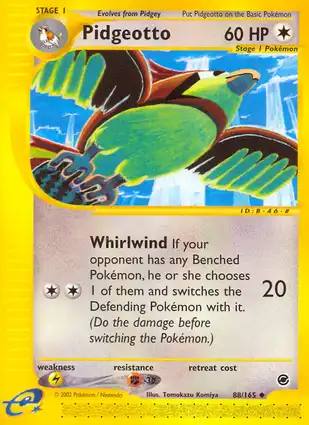 Pidgeotto 88/165 Expedition Base Set