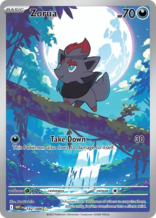 Zorua 142/086 White Flare
