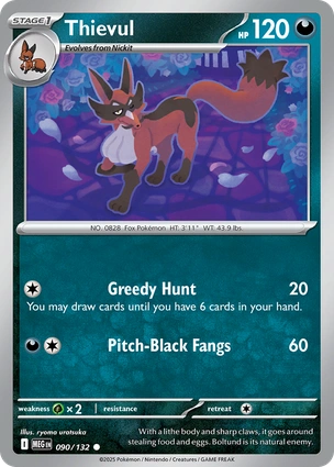 Thievul 090/132 Mega Evolution