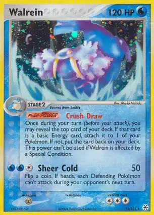 Walrein 15/101 EX Hidden Legends