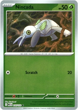 Nincada 016/132 Mega Evolution