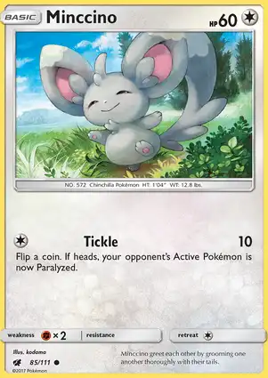 Minccino 85/111 Crimson Invasion