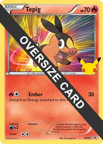 Tepig BW02 Black & White Promos