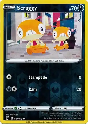Scraggy 041/073 Champion's Path