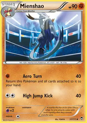 Mienshao 57/111 Furious Fists
