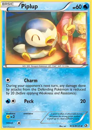 Piplup RC6/RC25 Legendary Treasures