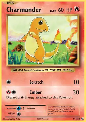 Charmander 9/108 Evolutions
