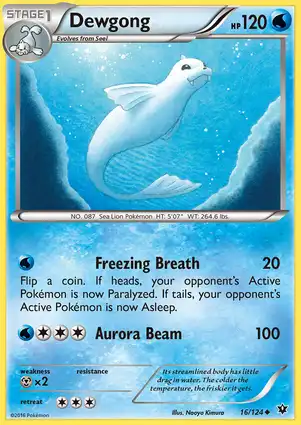 Dewgong 16/124 Fates Collide