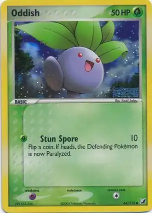 Oddish 64/115 EX Unseen Forces