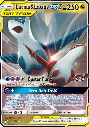 Latias & Latios-GX 113/181 Team Up