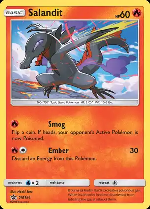 Salandit SM154 Sun & Moon Promos