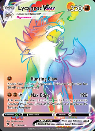Lycanroc VMAX 213/203 Evolving Skies