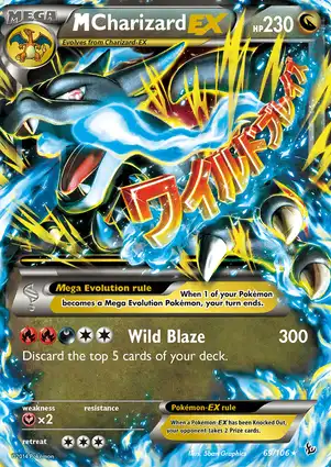 M Charizard-EX 69/106 Flashfire